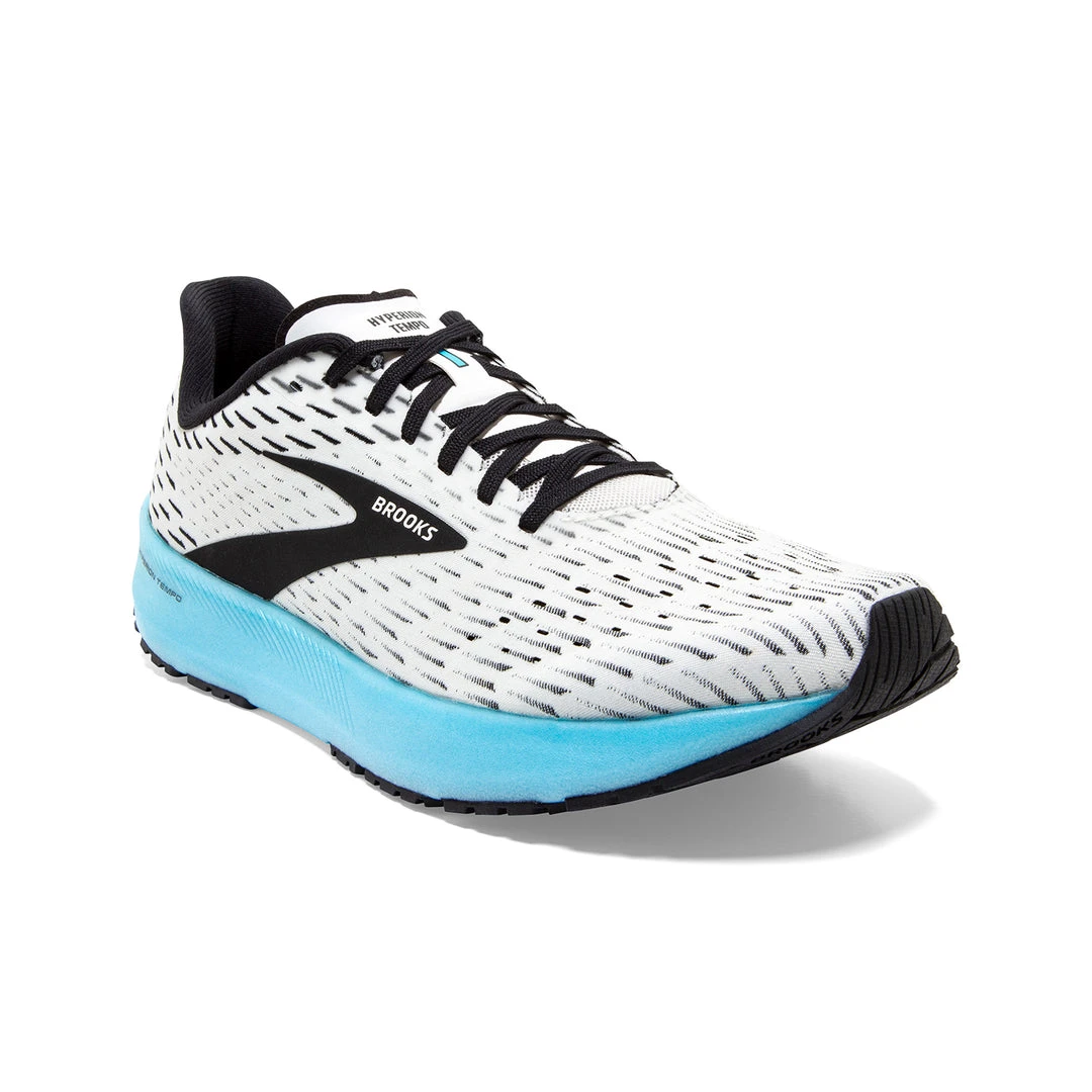 Brooks Women's Hyperion Tempo Running Shoe - White/Black/Iced Aqua - Regular (B) 3 Brooks Women's Hyperion Tempo Running Shoe - White/Black/Iced Aqua - Regular (B)