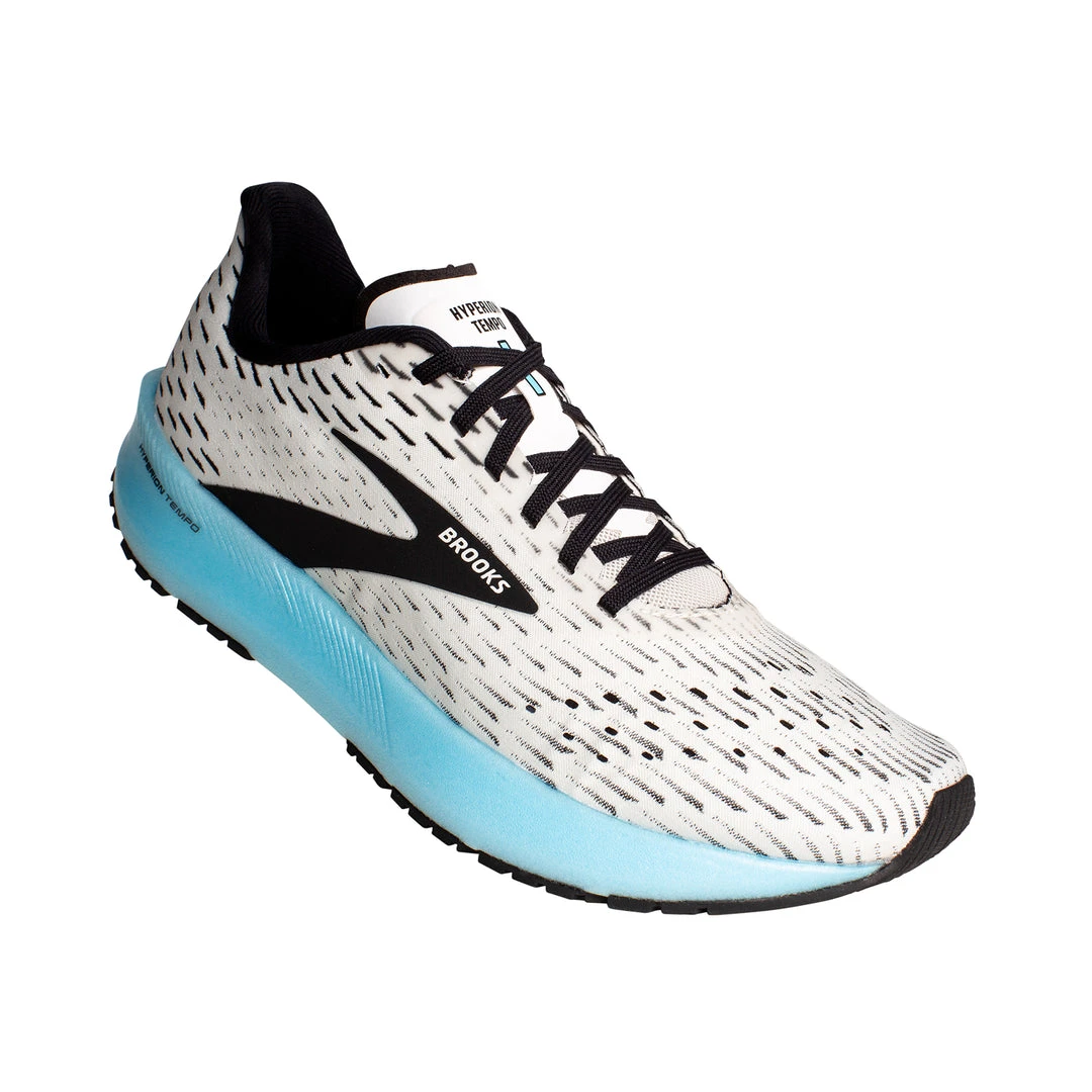 Brooks Women's Hyperion Tempo Running Shoe - White/Black/Iced Aqua - Regular (B) 5 Brooks Women's Hyperion Tempo Running Shoe - White/Black/Iced Aqua - Regular (B)