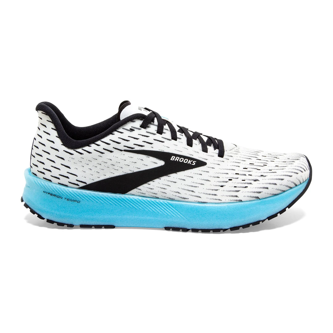Brooks Women's Hyperion Tempo Running Shoe - White/Black/Iced Aqua - Regular (B) 1 Brooks Women's Hyperion Tempo Running Shoe - White/Black/Iced Aqua - Regular (B)