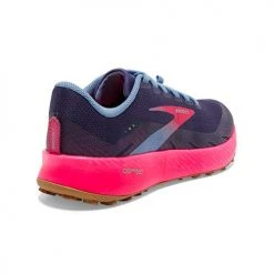 Brooks Women's Catamount Running Shoe - Deep Cobalt/Diva Pink/Oyster M - Regular (B)