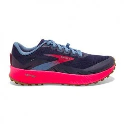 Brooks Women's Catamount Running Shoe - Deep Cobalt/Diva Pink/Oyster M - Regular (B)