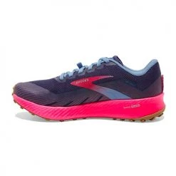 Brooks Women's Catamount Running Shoe - Deep Cobalt/Diva Pink/Oyster M - Regular (B)