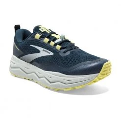 Brooks Women's Caldera 5 Trail Shoe- Pond/Black/Charlock- Regular (B) Shoes