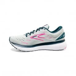 Brooks Women's Glycerin 19 Running Shoe - Ice Flow/Navy/Pink - Regular (B) Shoes