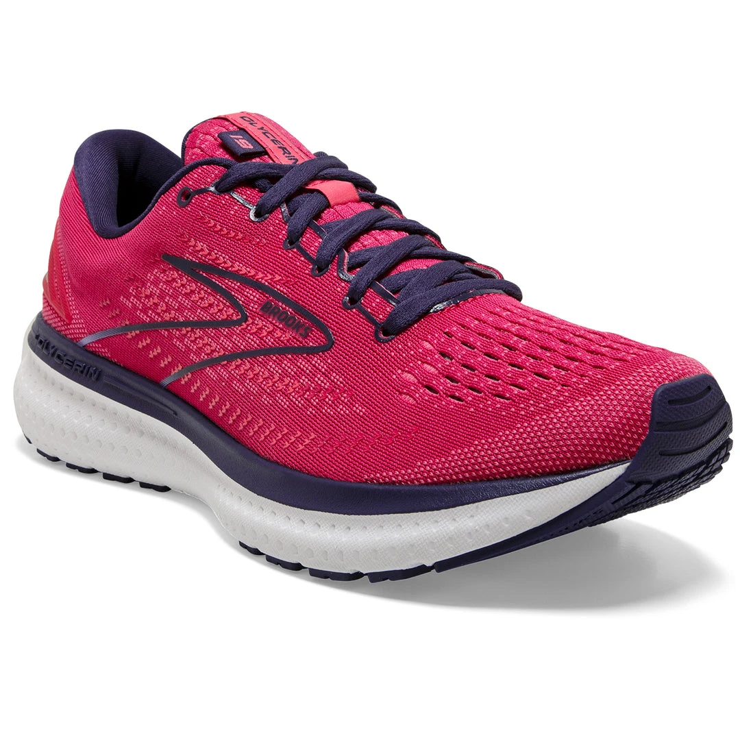 Brooks Women's Glycerin 19 Running Shoe - Barberry/Purple/Calypso - Regular (B) Shoes 3 Brooks Women's Glycerin 19 Running Shoe - Barberry/Purple/Calypso - Regular (B) Shoes