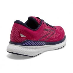 Brooks Women's Glycerin GTS 19 Running Shoe- Barberry/Purple/Calypso- Regular (B) Shoes