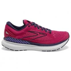 Brooks Women's Glycerin GTS 19 Running Shoe- Barberry/Purple/Calypso- Regular (B) Shoes