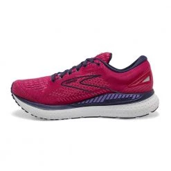 Brooks Women's Glycerin GTS 19 Running Shoe- Barberry/Purple/Calypso- Regular (B) Shoes