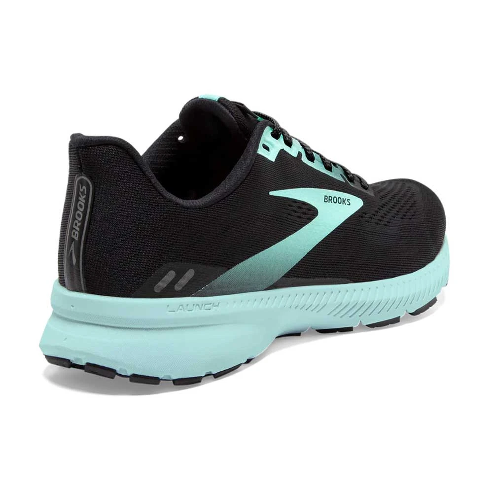 Brooks Women's Launch 8 Running Shoe - Black/Ebony/Blue Tint - Regular (B) 3 Brooks Women's Launch 8 Running Shoe - Black/Ebony/Blue Tint - Regular (B)
