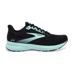 Brooks Women's Launch 8 Running Shoe - Black/Ebony/Blue Tint - Regular (B)