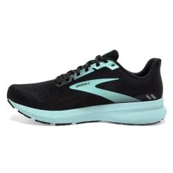 Brooks Women's Launch 8 Running Shoe - Black/Ebony/Blue Tint - Regular (B) 9 Brooks Women's Launch 8 Running Shoe - Black/Ebony/Blue Tint - Regular (B)