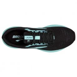 Brooks Women's Launch 8 Running Shoe - Black/Ebony/Blue Tint - Regular (B) 10 Brooks Women's Launch 8 Running Shoe - Black/Ebony/Blue Tint - Regular (B)