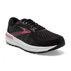 Brooks Women's Addiction GTS 15 Running Shoe - Black/Ebony/Mauvewood - Narrow (2A)
