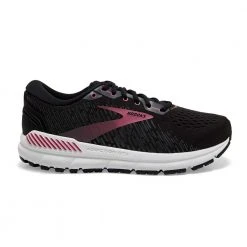 Brooks Women's Addiction GTS 15 Running Shoe - Black/Ebony/Mauvewood - Narrow (2A)