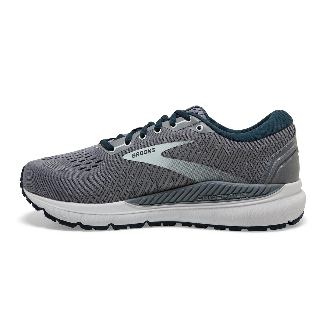 Brooks Shoes Women's Addiction GTS 15 Running Shoe - Grey/Navy/Aqua - Extra Wide (2E) 2 Brooks Shoes Women's Addiction GTS 15 Running Shoe - Grey/Navy/Aqua - Extra Wide (2E)