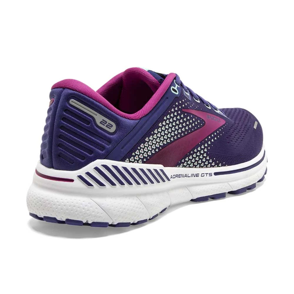 Brooks Shoes Women's Adrenaline GTS 22 Running Shoe- Navy/Yucca/Pink- Regular (B) 4 Brooks Shoes Women's Adrenaline GTS 22 Running Shoe- Navy/Yucca/Pink- Regular (B)