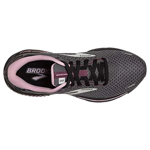Brooks Women's Adrenaline GTS 22 Running Shoe - Pearl/Black/Metallic - Regular (B) 5 Brooks Women's Adrenaline GTS 22 Running Shoe - Pearl/Black/Metallic - Regular (B)
