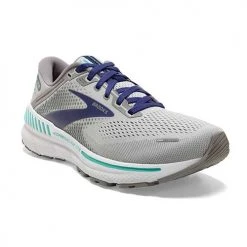Brooks Women's Adrenaline GTS 22 Running Shoe - Alloy/Blue/Green - Regular (B) 8 Brooks Women's Adrenaline GTS 22 Running Shoe - Alloy/Blue/Green - Regular (B)