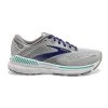 Brooks Women's Adrenaline GTS 22 Running Shoe - Alloy/Blue/Green - Extra Wide (2E) Shoes