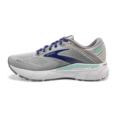 Brooks Women's Adrenaline GTS 22 Running Shoe - Alloy/Blue/Green - Regular (B) 2 Brooks Women's Adrenaline GTS 22 Running Shoe - Alloy/Blue/Green - Regular (B)