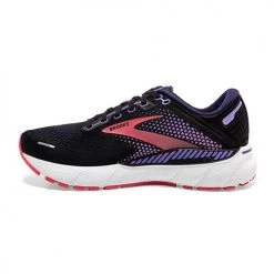 Brooks Shoes Women's Adrenaline GTS 22 Running Shoe - Black/Purple/Coral - Regular (B)