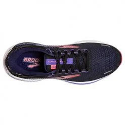 Brooks Women's Adrenaline GTS 22 Running Shoe - Black/Purple/Coral - Wide (D) Shoes 10 Brooks Women's Adrenaline GTS 22 Running Shoe - Black/Purple/Coral - Wide (D) Shoes