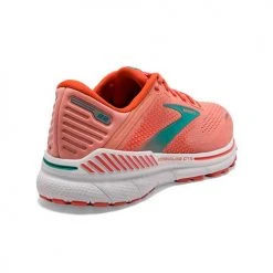 Brooks Women's Adrenaline GTS 22 Running Shoe - Coral/Latigo Bay/White - Regular (B)