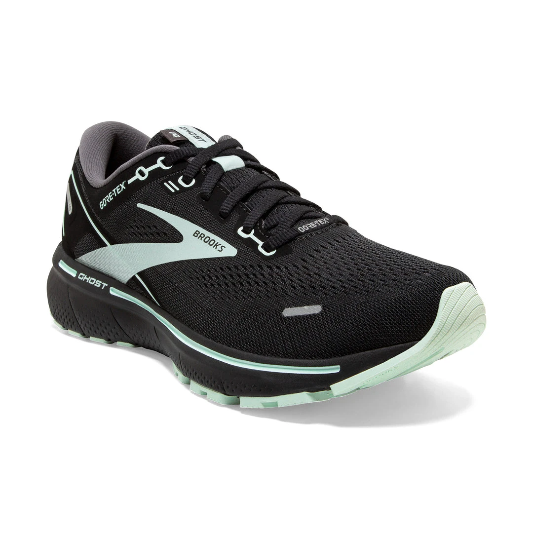 Brooks Women's Ghost 14 GoreTEX Running Shoe - Black/Blackened Pearl/Aquaglass - Regular (B) 3 Brooks Women's Ghost 14 GoreTEX Running Shoe - Black/Blackened Pearl/Aquaglass - Regular (B)