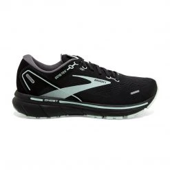 Brooks Women's Ghost 14 GoreTEX Running Shoe - Black/Blackened Pearl/Aquaglass - Regular (B)