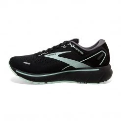 Brooks Women's Ghost 14 GoreTEX Running Shoe - Black/Blackened Pearl/Aquaglass - Regular (B)
