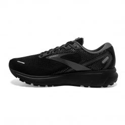 Brooks Women's Ghost 14 Running Shoe - Black/Black/Ebony - Regular (B) Shoes