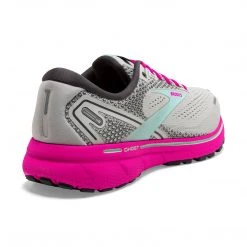 Brooks Shoes Women's Ghost 14 Running Shoe - Oyster/Yucca/Pink - Regular (B) 8 Brooks Shoes Women's Ghost 14 Running Shoe - Oyster/Yucca/Pink - Regular (B)