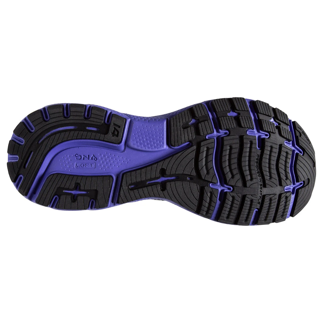 Brooks Women's Ghost 14 Electric Cheetah Running Shoe - Ebony/Black/Purple - Regular (B) Shoes 6 Brooks Women's Ghost 14 Electric Cheetah Running Shoe - Ebony/Black/Purple - Regular (B) Shoes