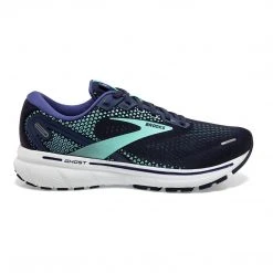 Brooks Shoes Women's Ghost 14 Running Shoe - Peacoat/Yucca/Navy - Wide (D)