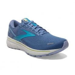 Brooks Women's Ghost 14 Running Shoe - Blue/Ocean/Oyster- Regular (B)
