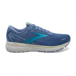 Brooks Women's Ghost 14 Running Shoe - Blue/Ocean/Oyster- Regular (B)