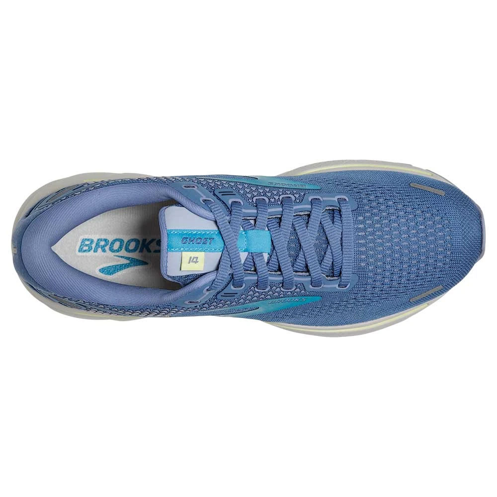 Brooks Women's Ghost 14 Running Shoe - Blue/Ocean/Oyster- Regular (B) 4 Brooks Women's Ghost 14 Running Shoe - Blue/Ocean/Oyster- Regular (B)
