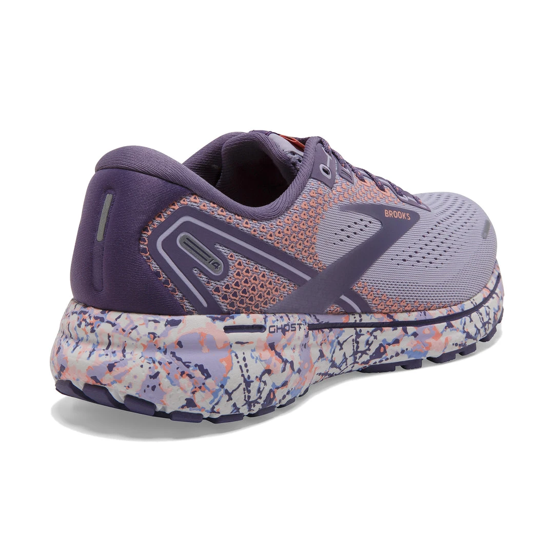 Brooks Women's Ghost 14 Running Shoe - Cadet/Thistle/Papaya Punch - Regular (B) 4 Brooks Women's Ghost 14 Running Shoe - Cadet/Thistle/Papaya Punch - Regular (B)
