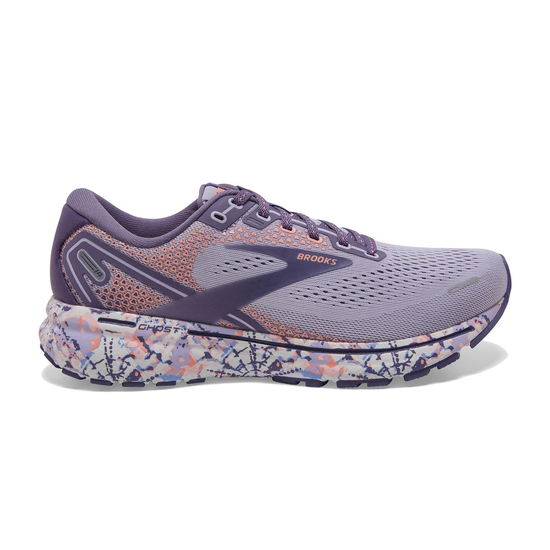 Brooks Women's Ghost 14 Running Shoe - Cadet/Thistle/Papaya Punch - Regular (B) 1 Brooks Women's Ghost 14 Running Shoe - Cadet/Thistle/Papaya Punch - Regular (B)