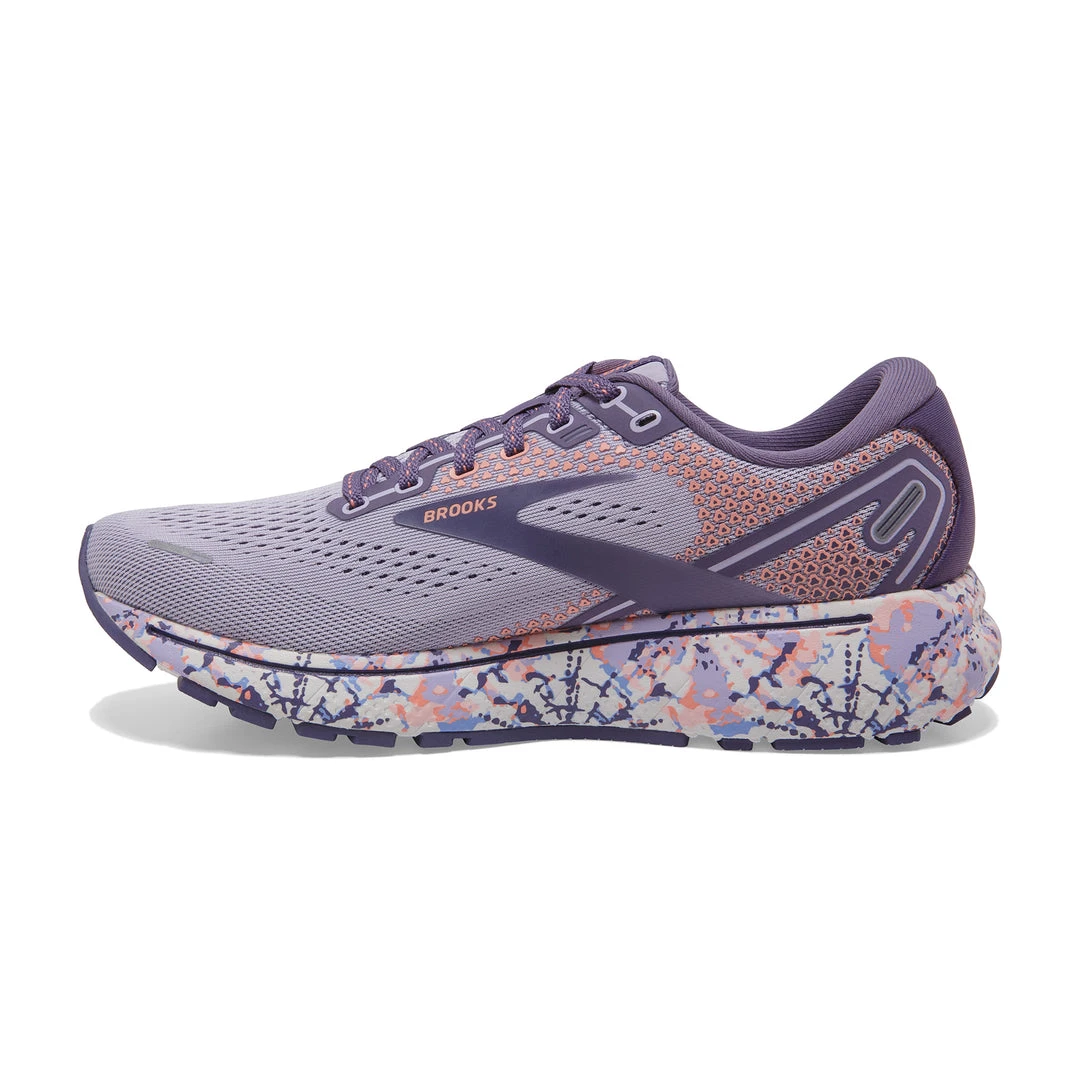 Brooks Women's Ghost 14 Running Shoe - Cadet/Thistle/Papaya Punch - Regular (B) 2 Brooks Women's Ghost 14 Running Shoe - Cadet/Thistle/Papaya Punch - Regular (B)