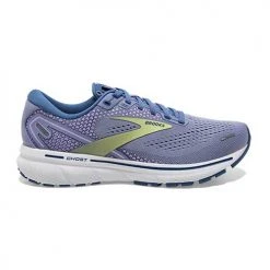 Brooks Women's Ghost 14 Running Shoe - Purple Impression/Dutch/Lime - Regular (B)