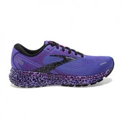 Brooks Women's Ghost 14 Running Shoe - Cactus/Purple/Black - Regular (B) Shoes