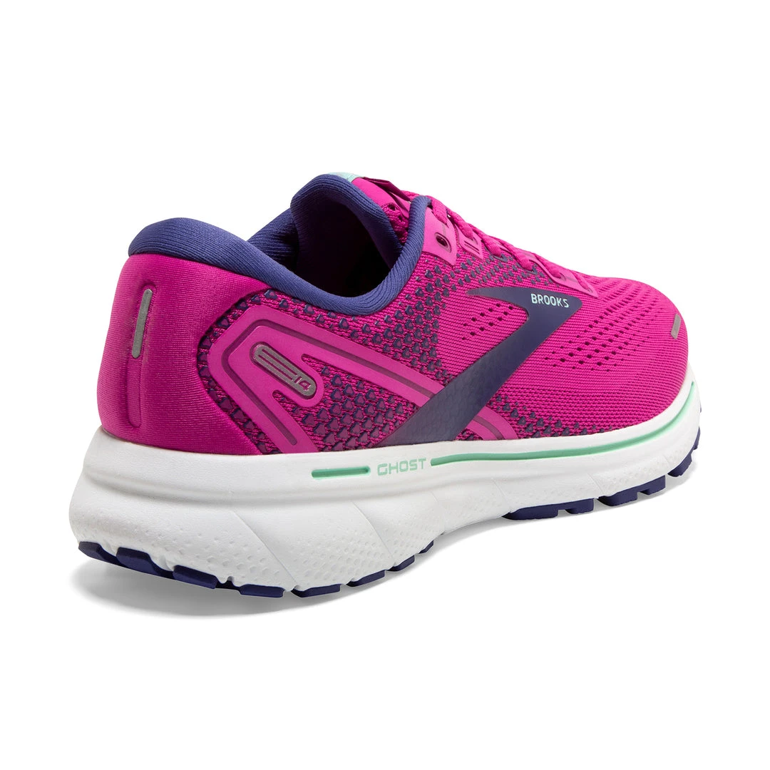 Brooks Women's Ghost 14 Running Shoe - Fuschia/Yucca/Navy - Regular (B) Shoes 4 Brooks Women's Ghost 14 Running Shoe - Fuschia/Yucca/Navy - Regular (B) Shoes