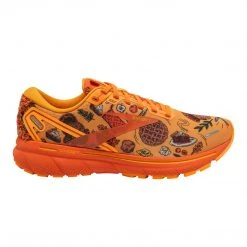 Brooks Shoes Women's Ghost 14 Trot Happy Running Shoe - Citrus/Gold Flame/Orange - Regular (B)