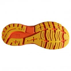 Brooks Shoes Women's Ghost 14 Trot Happy Running Shoe - Citrus/Gold Flame/Orange - Regular (B)