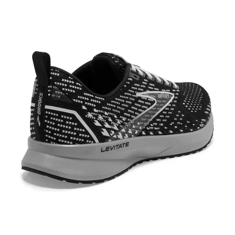 Brooks Women's Levitate StealthFit GTS 5 Running Shoes- Black/Grey/White- Regular (B) 3 Brooks Women's Levitate StealthFit GTS 5 Running Shoes- Black/Grey/White- Regular (B)