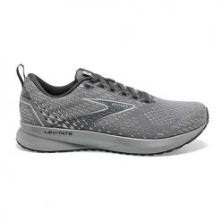 Brooks Women's Levitate 5 Running Shoe- Grey/Oyster/Blackened Pearl- Regular (B)