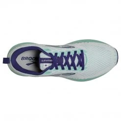 Brooks Shoes Women's Levitate 5 Running Shoe - White/Navy Blue/Yucca - Regular (B) 11 Brooks Shoes Women's Levitate 5 Running Shoe - White/Navy Blue/Yucca - Regular (B)