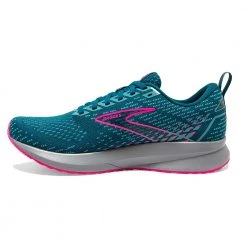 Brooks Women's Levitate 5 Running Shoe- Blue/Porcelain/Pink- Regular (B) 9 Brooks Women's Levitate 5 Running Shoe- Blue/Porcelain/Pink- Regular (B)