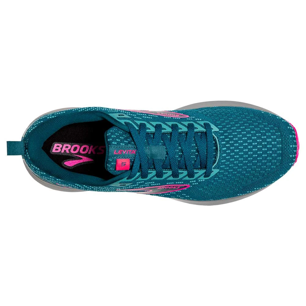 Brooks Women's Levitate 5 Running Shoe- Blue/Porcelain/Pink- Regular (B) 5 Brooks Women's Levitate 5 Running Shoe- Blue/Porcelain/Pink- Regular (B)
